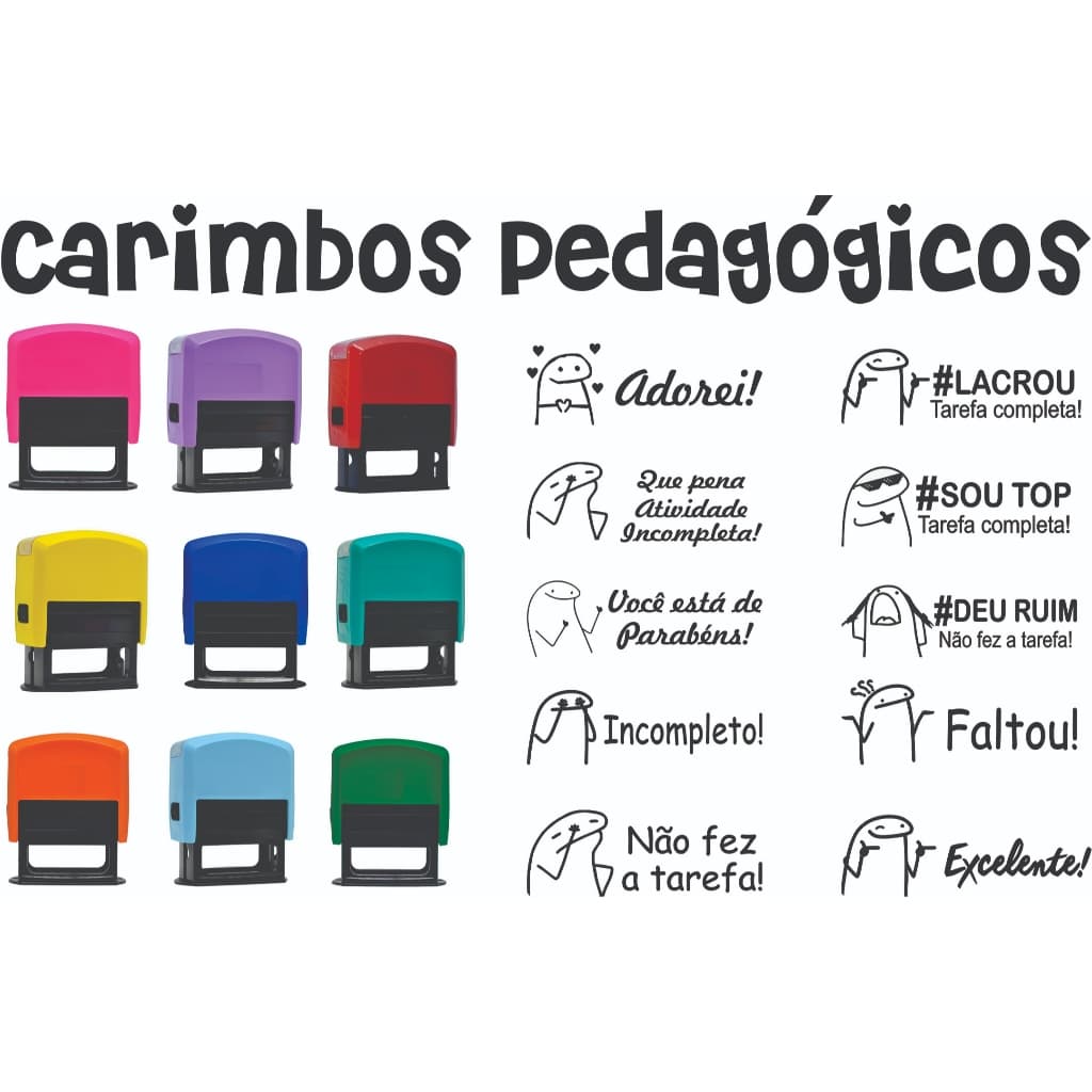 2 Carimbos Para Professores