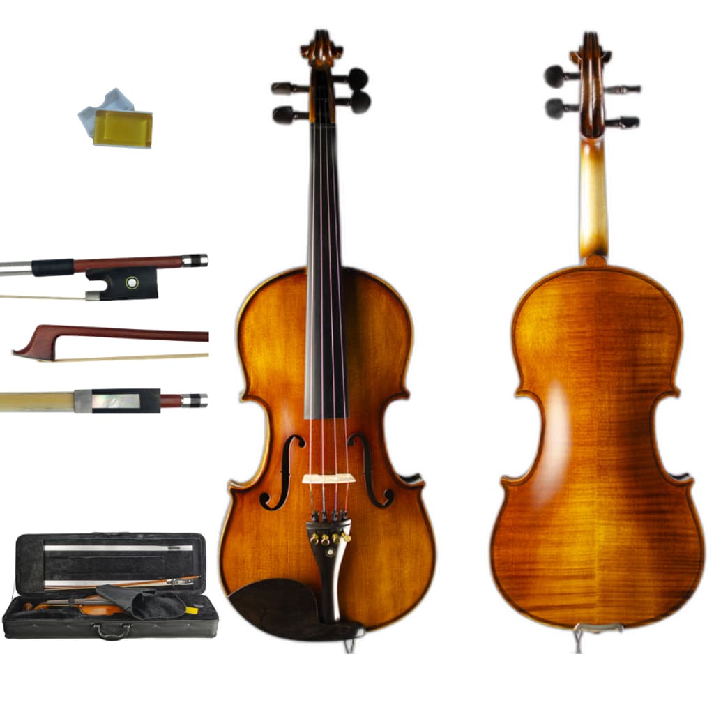 Violino 4/4  Antoni Marsale HV320 Ajustado Luthier Madeira Maciça Case Luxo