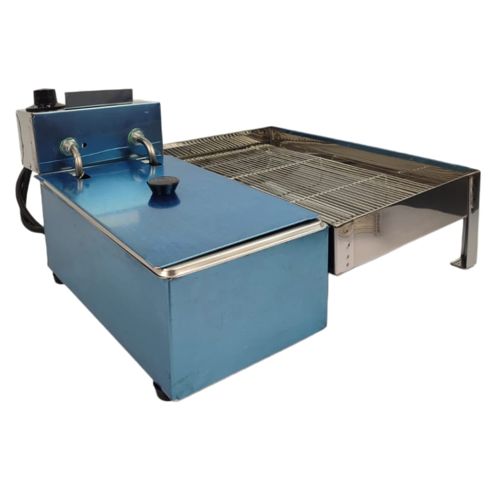 Fritadeira Elétrica 3 Litros Conjugada Com Tampa e Escorredor Aramado