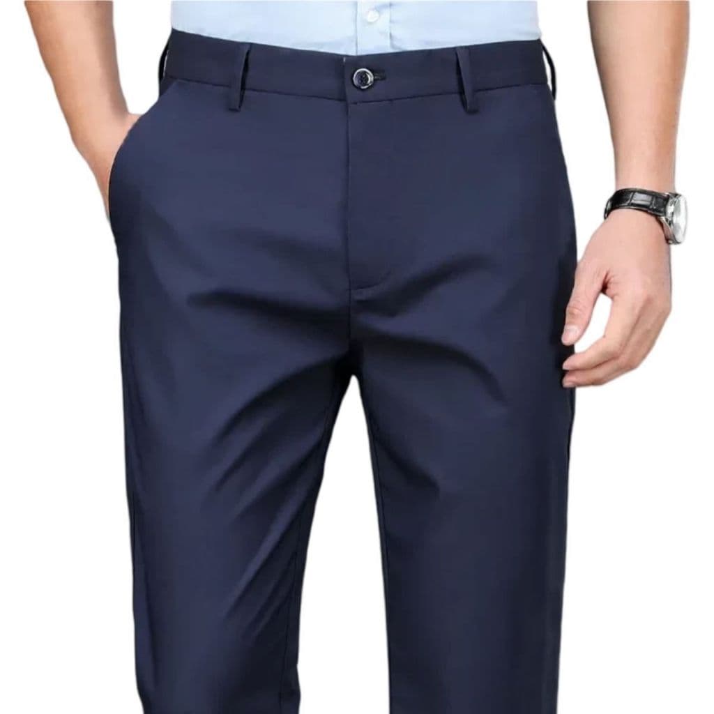 Calça Social Slim de Luxo Masculina Alfaiataria Oxford - Envio Rápido Imediato