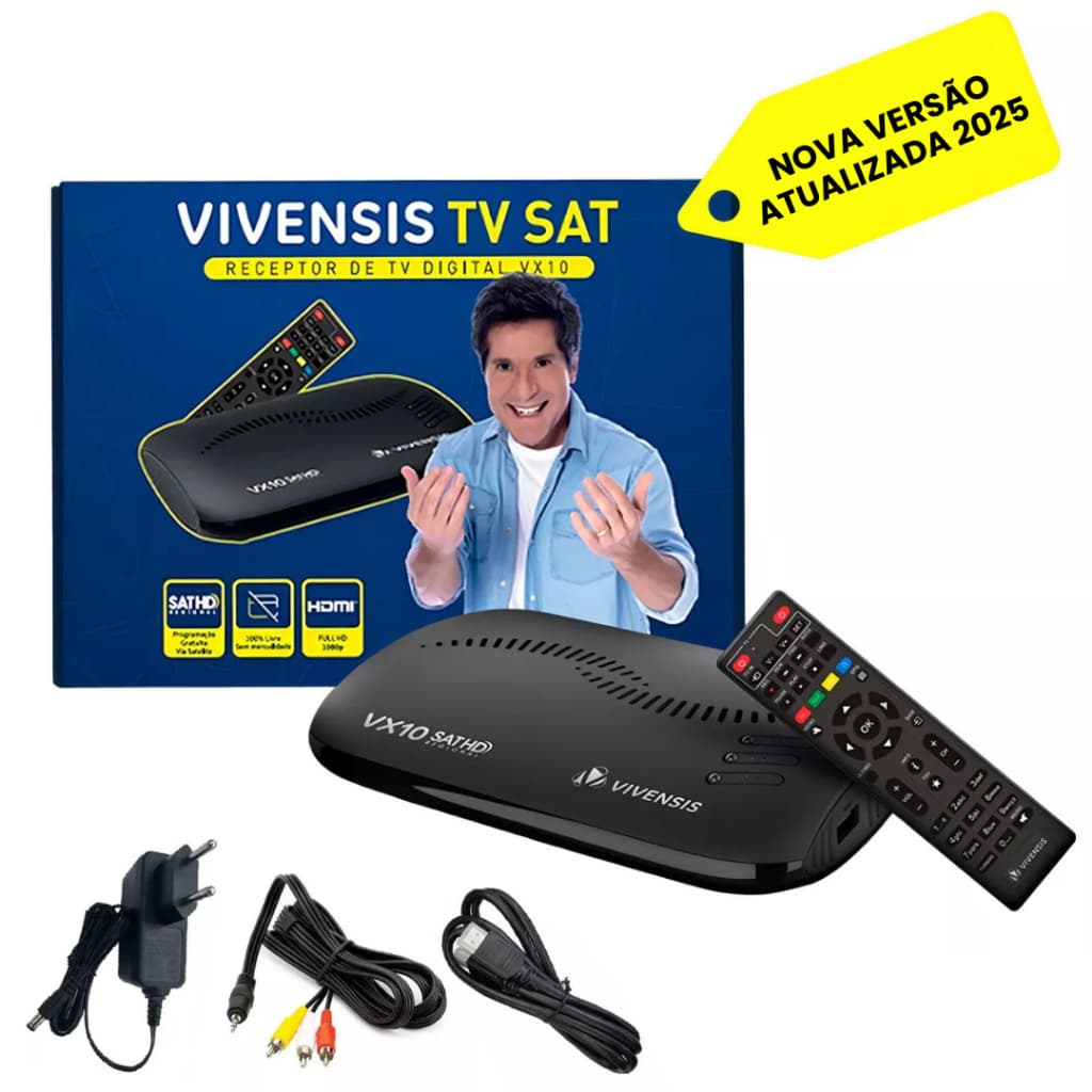 RECEPTOR DE TV VIVENSIS VX10 SAT HD