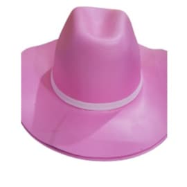 chapeu de eva rosa cawboy de boiadeira