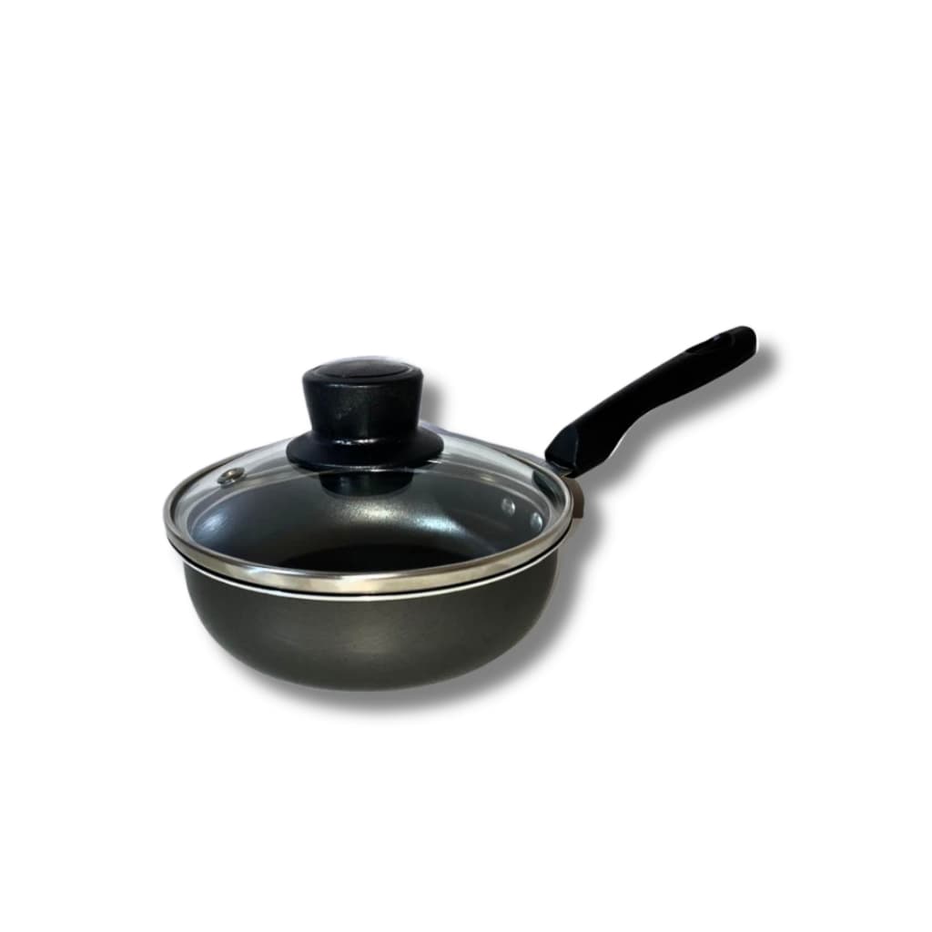 Frigideira Ovo Antiaderente Pequena C/tampa Vidro 12 Cm