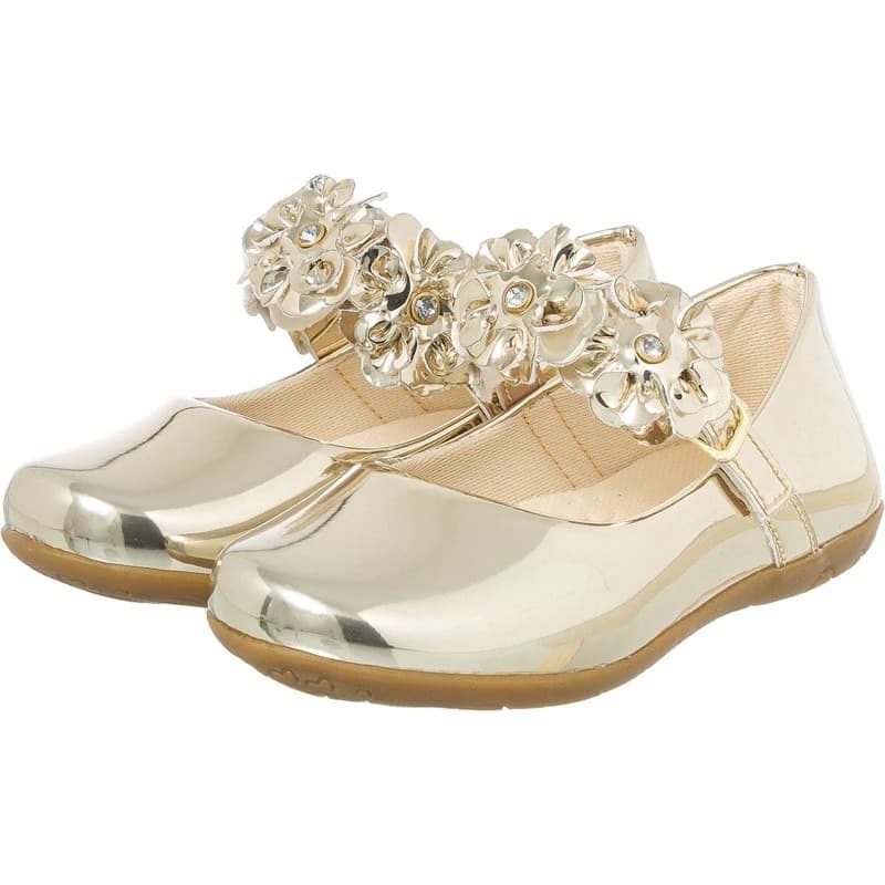 Sapatilha festa verniz confortável infantil menina - FLOR
