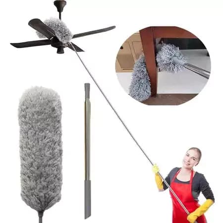 Espanador 280 Centímetros Ajustável Telescópica Dobra Duster Escova De Limpeza De Poeira