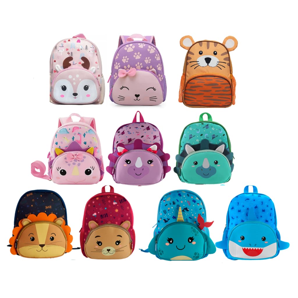 Mochila Infantil  Rena-Gatinha-  e amigos Meninas e Meninos
