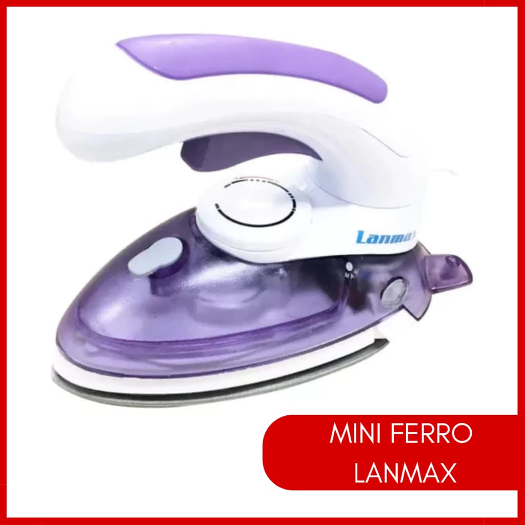 Mini Ferro de Passar Vapor Steamer Viagem Patchwork Bivolt Lanmax