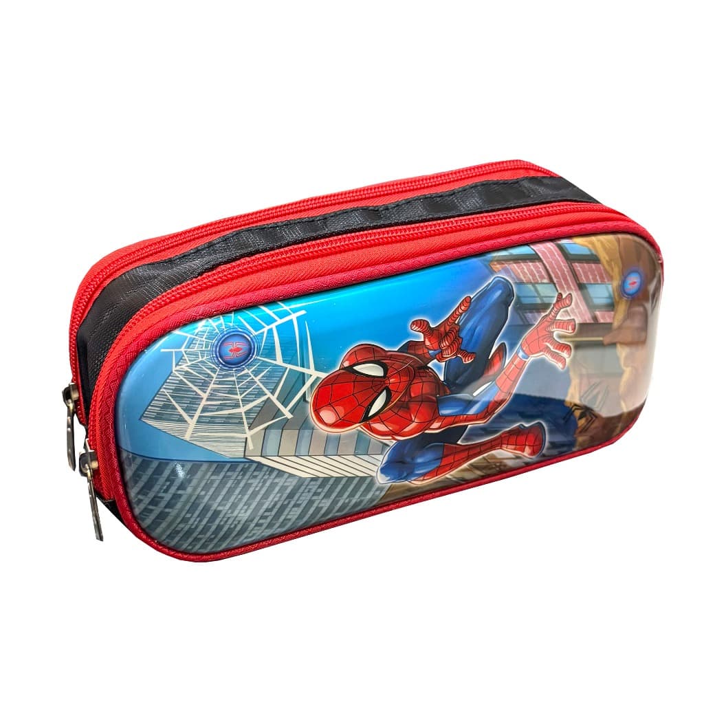 Estojo Infantil Homem Aranha Escolar Porta Lápis Volta As Aulas