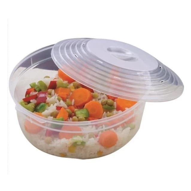 Panela Multiuso Microondas Para Legumes Verdura Arroz 2 L