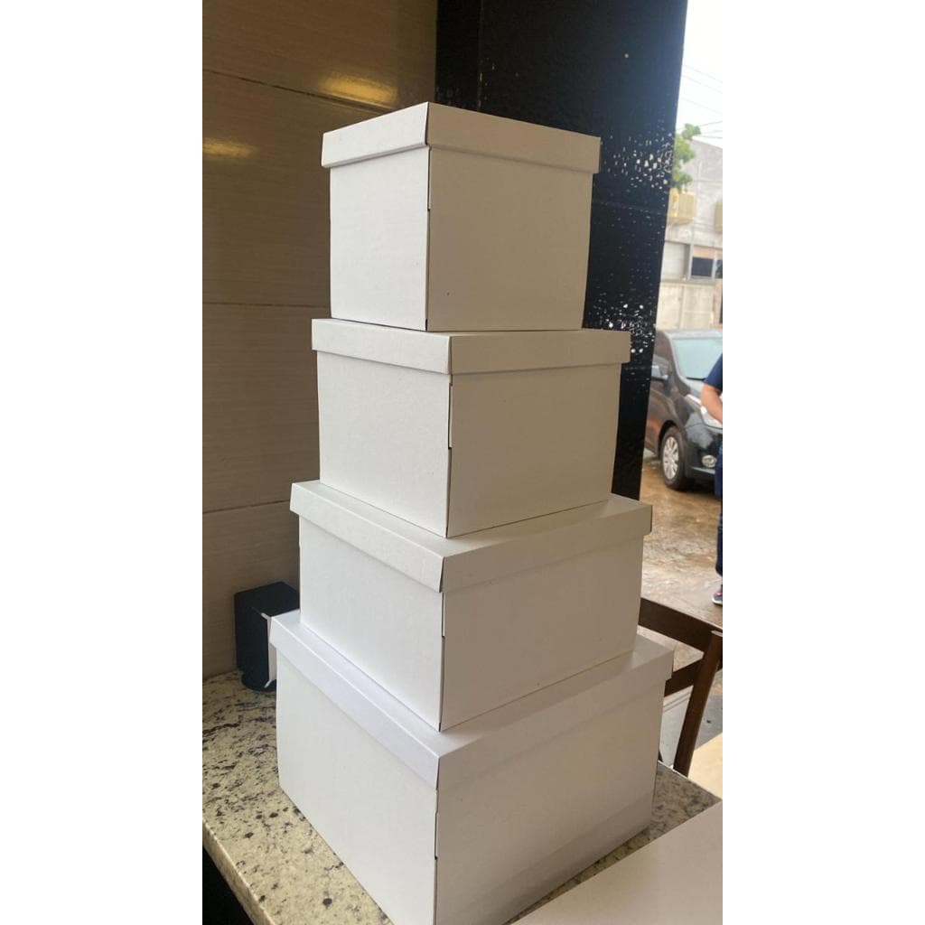 10 unid CAIXA PARA TRANSPORTE DE  BOLO ALTO COM VARIOS TAMANHOS