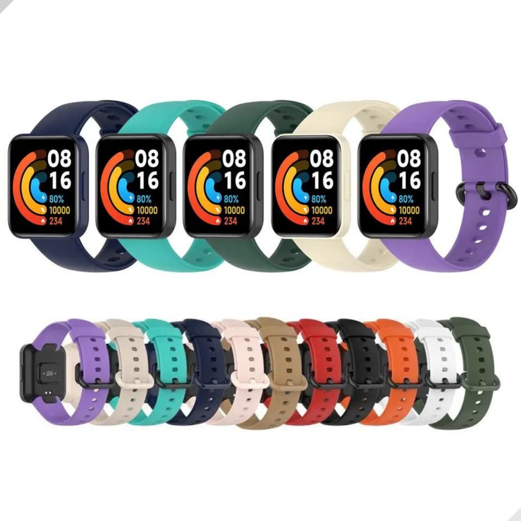 Pulseira Compatível Xiaomi Mi Watch Lite Silicone Borracha