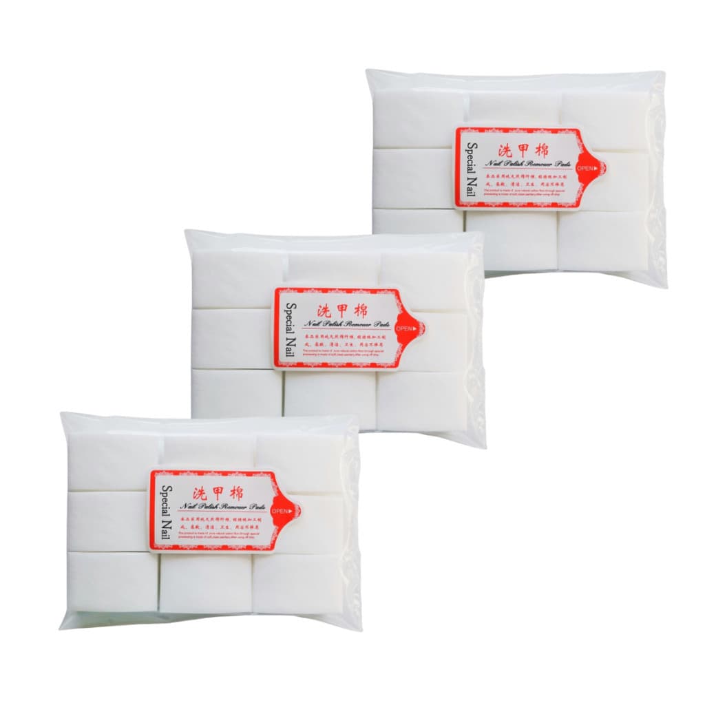 Kit 3 Algodões Prensado Para Manicure e Nail Designer