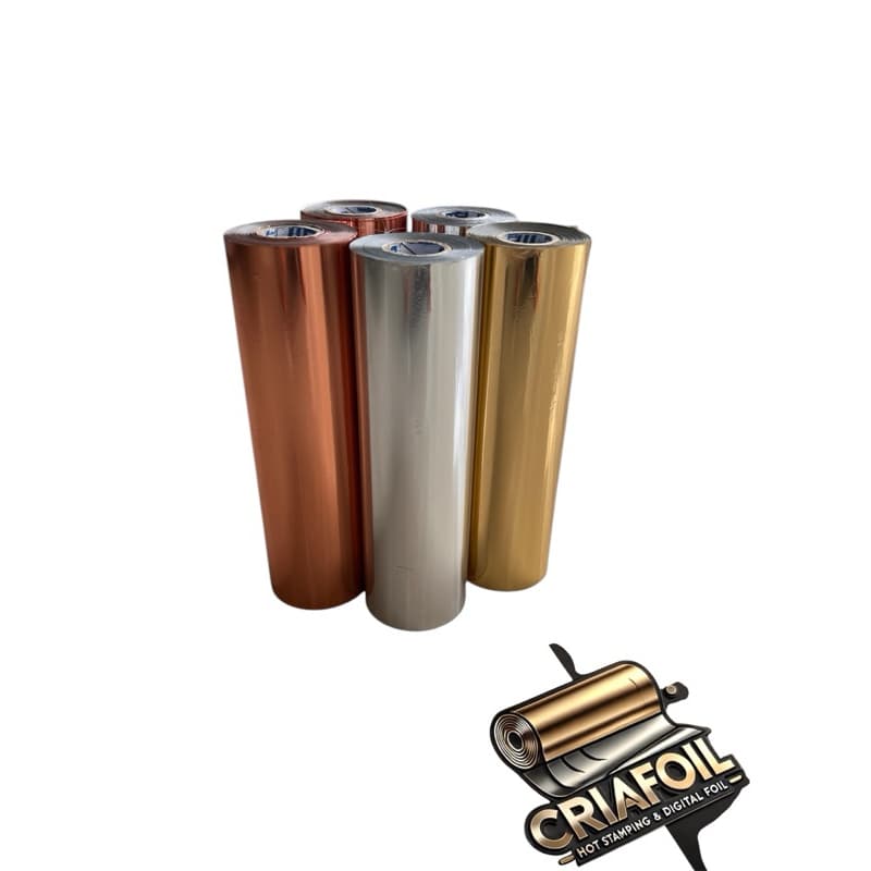 Foil Impressão Laser 21cm x 10 mt Tonner Foil  Foil Para Impressão Digital