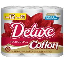 Papel Higiênico Deluxe Folha Dupla - Leve 12 Pague 11