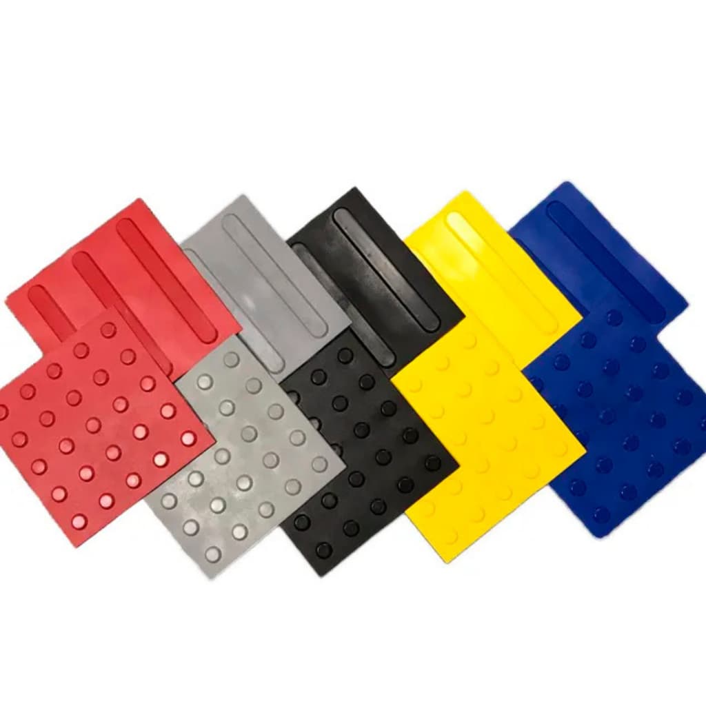 Piso Tátil Alerta 25x25cm kit com 05 peças Montana Hydro
