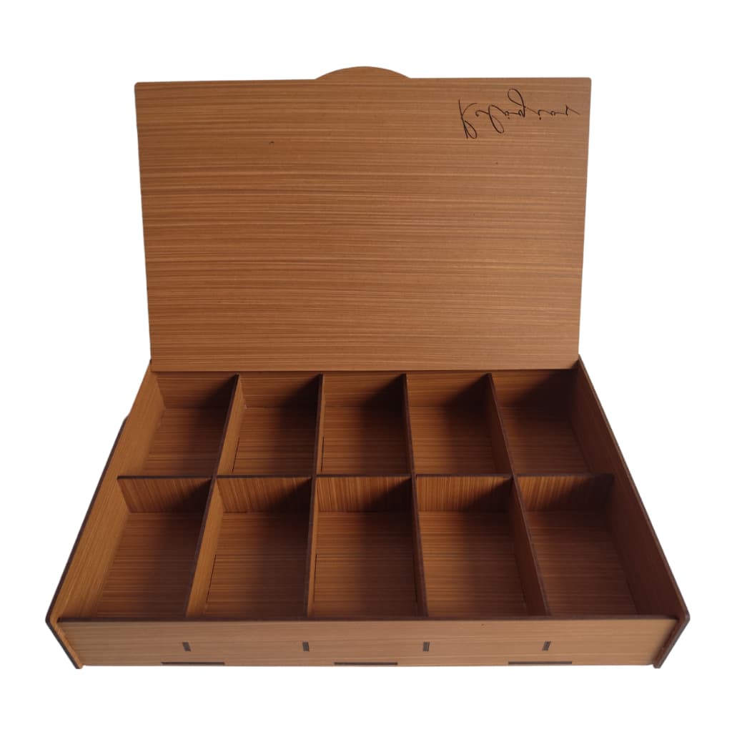 Caixa Porta Relógio 10 Lugares Mdf Pintada Case Almofada