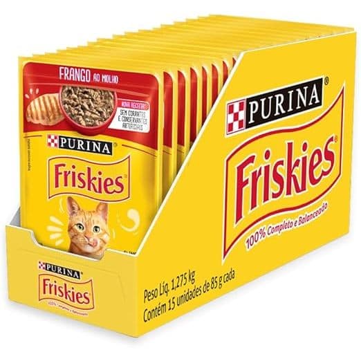 Sachê Friskies 85g Frango 15 unidades