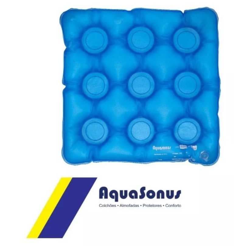 Almofada D´agua Caixa De Ovo Quadrada Sem Orifício Aquasonus