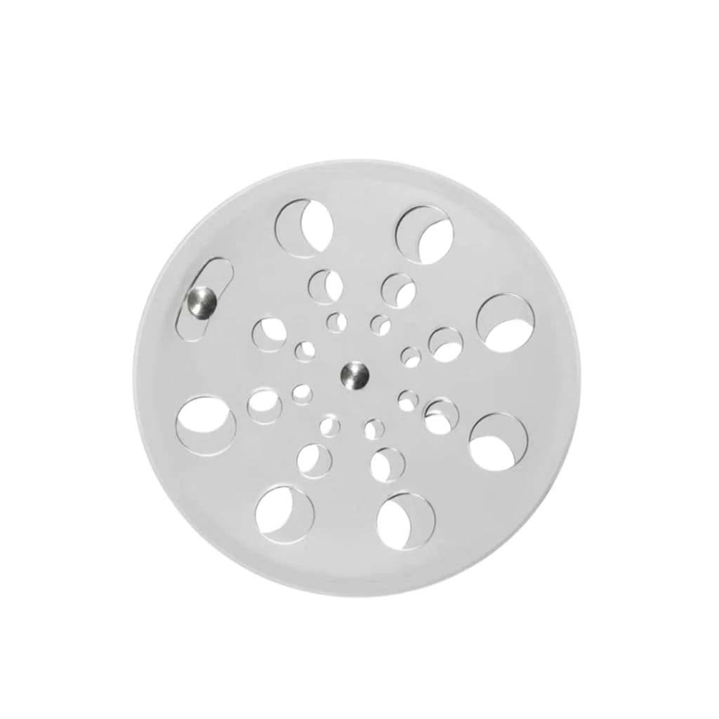 Ralo Tampa Grelha 10x10 INOX REDONDO Abre E Fecha Rotativo