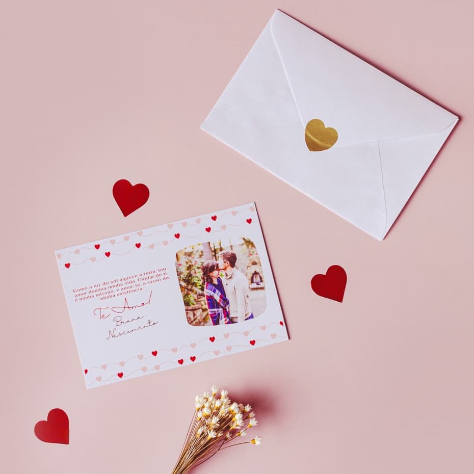 Cartão Mensagem Personalizada com Foto