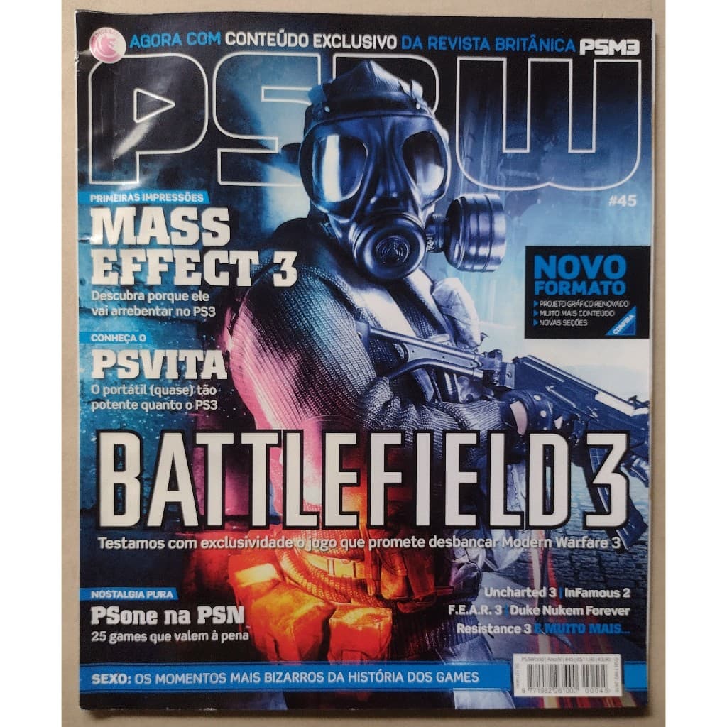 REVISTA PS3W 45 BATTLEFIELD 3 MASS EFFECT 3 PSVITA DUKE NUKEM FOREVER