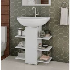 gabinete de banheiro para pia simples