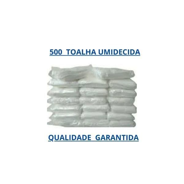 TOALHA UMIDECIDA  500  UNIDADES  OTIMA QUALIDADE