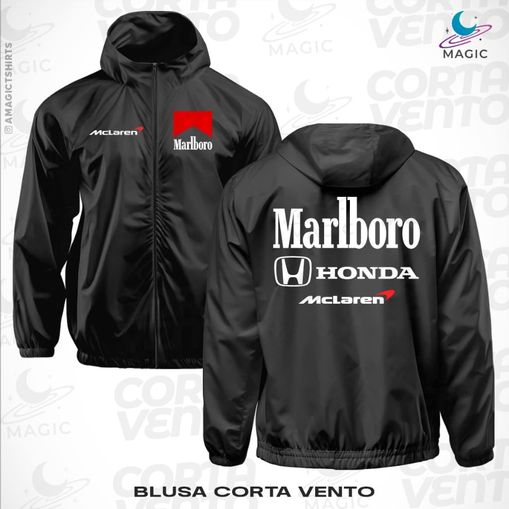 Blusa corta vento Sponsorships Mclaren - Honda 100% Microfibra
