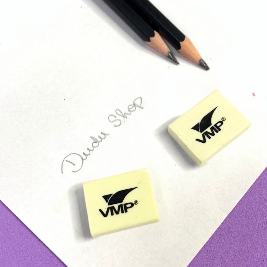  60 Borrachas Branca Escolar Volta as Aulas Material Escolar Atacado Revenda Mini Borracha 2,5cm