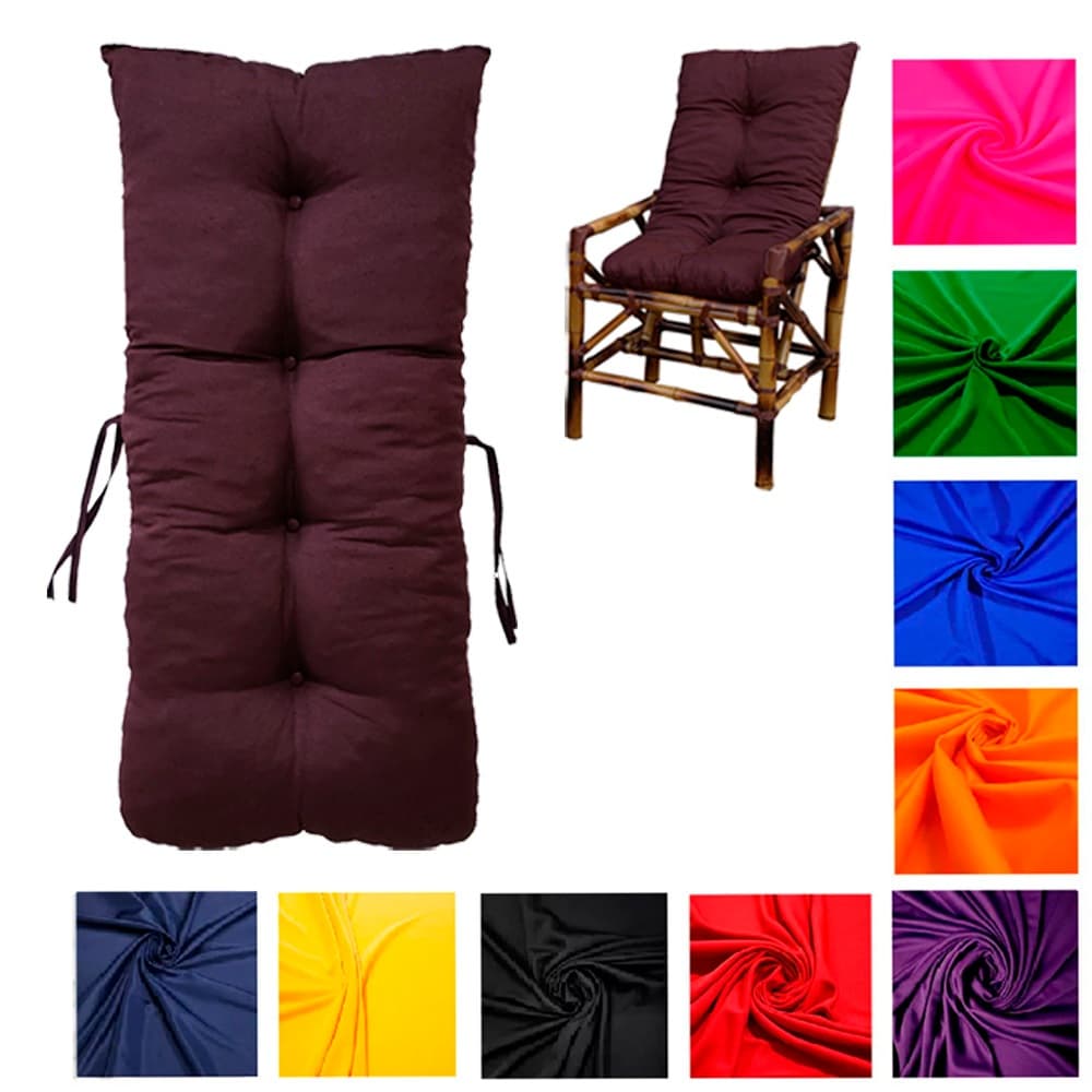 1 Almofada 95x45 Excelente Acabamento Ideal Para Bancos Vimes Cadeiras