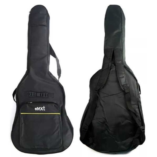 CAPA VIOLAO LUXO 5MM EM OXFORD 600, DUPLA ALCA DE MAO E OMBRO, BOLSO DUPLO, 106X43X12, MX-A05