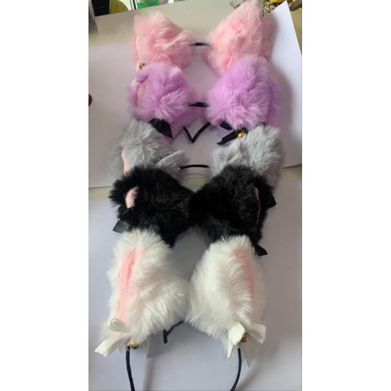 Orelhas de menina gato cosplay