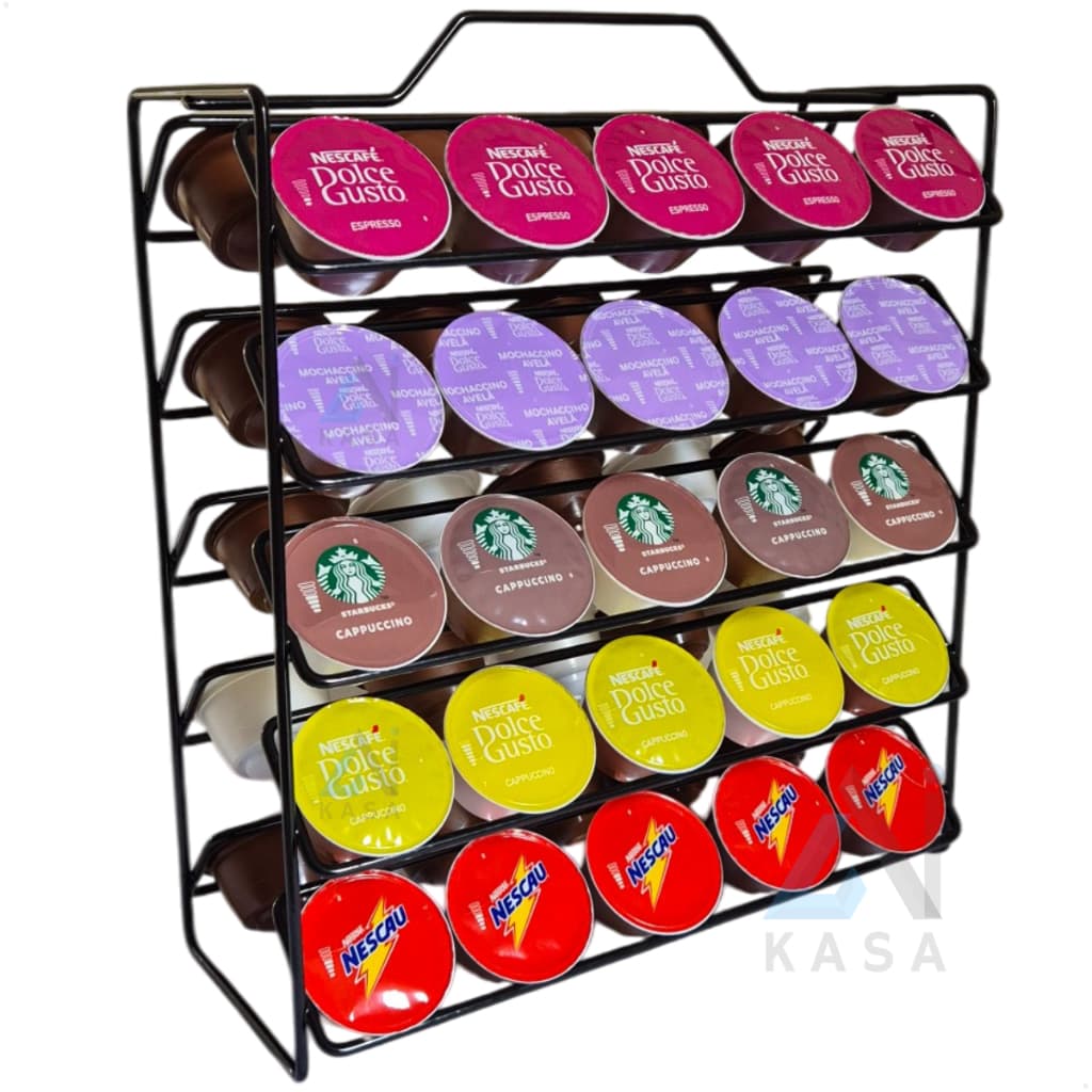 Suporte Porta Cápsula Dolce Gusto 40 50 Unidades Organizador Cantinho Café Expresso