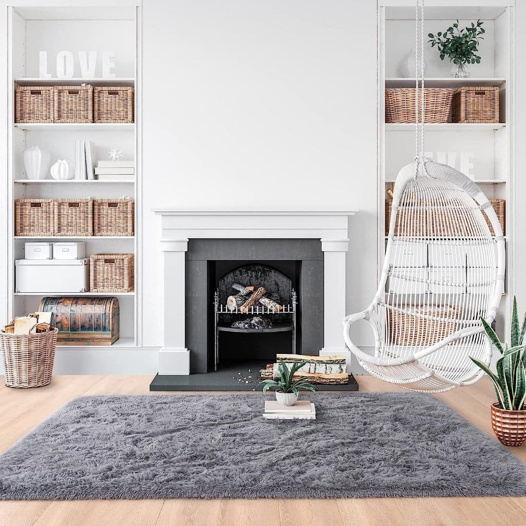 Tapete Felpudo 40mm Para Sala E Quarto 2,00 x 1,40 Várias Cores