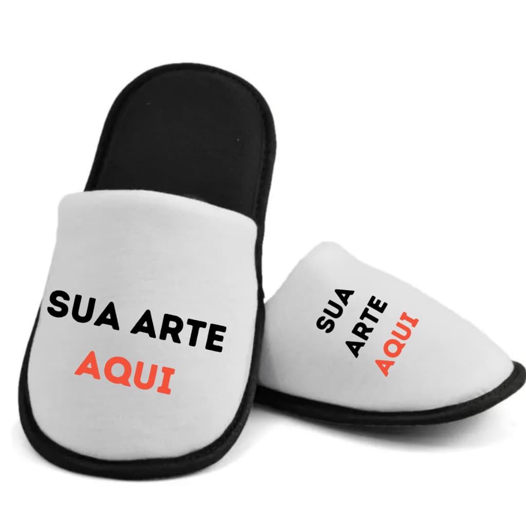Pantufa Unisex Personalizado Com Sua Arte