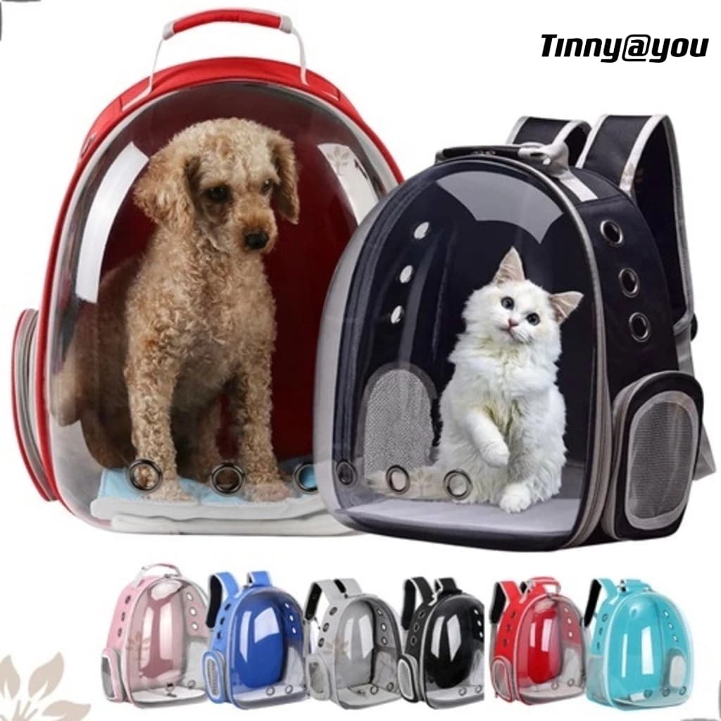 Mochila Bolsa Pet Visão Panorâmica Color Gato Ou Cachorro