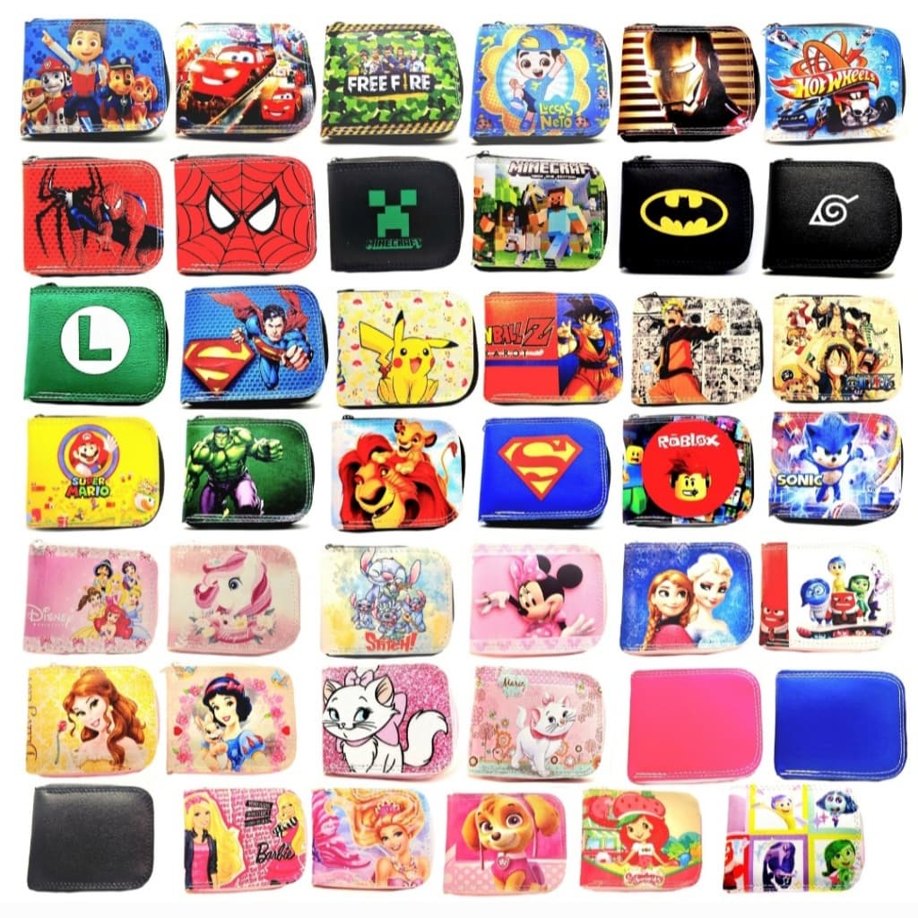 Carteira Infantil Meninos e Meninas