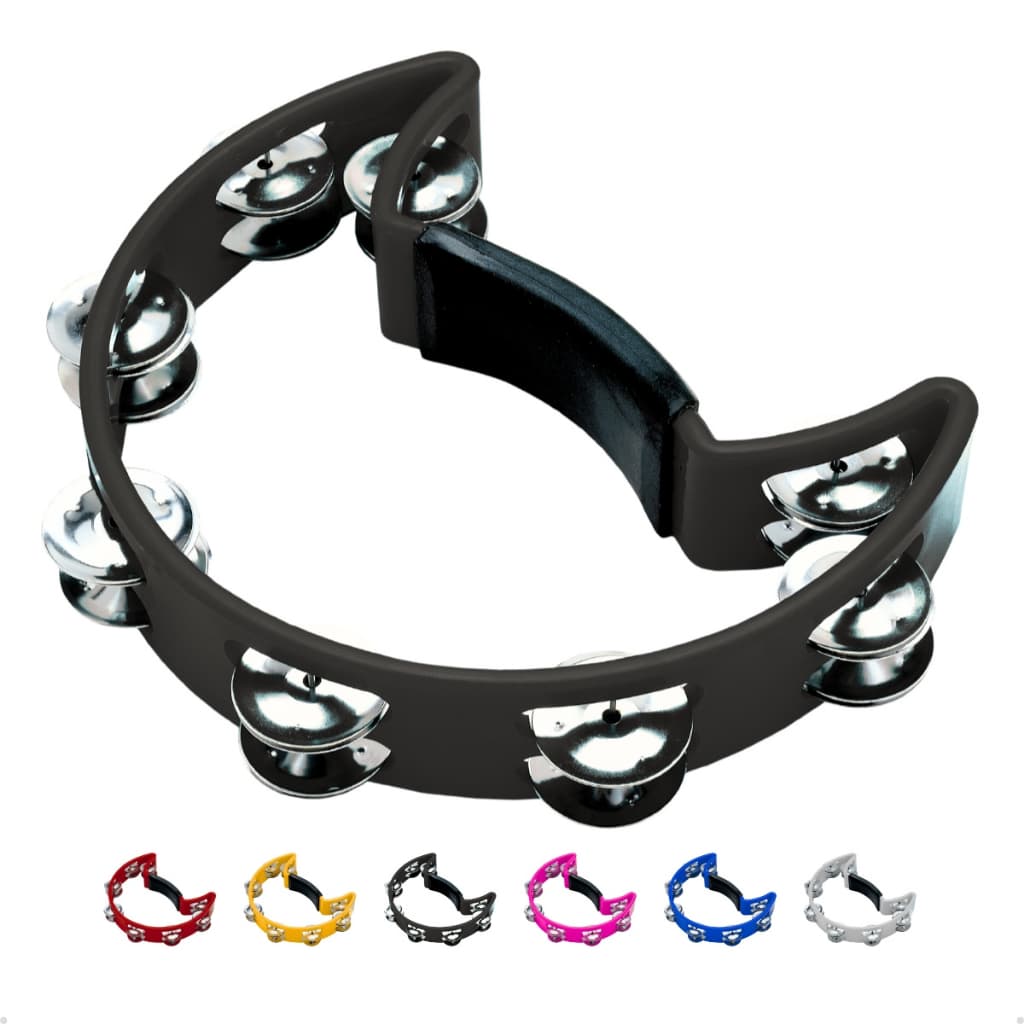 Pandeirola Meia Lua Pandeiro Profissional Colorido