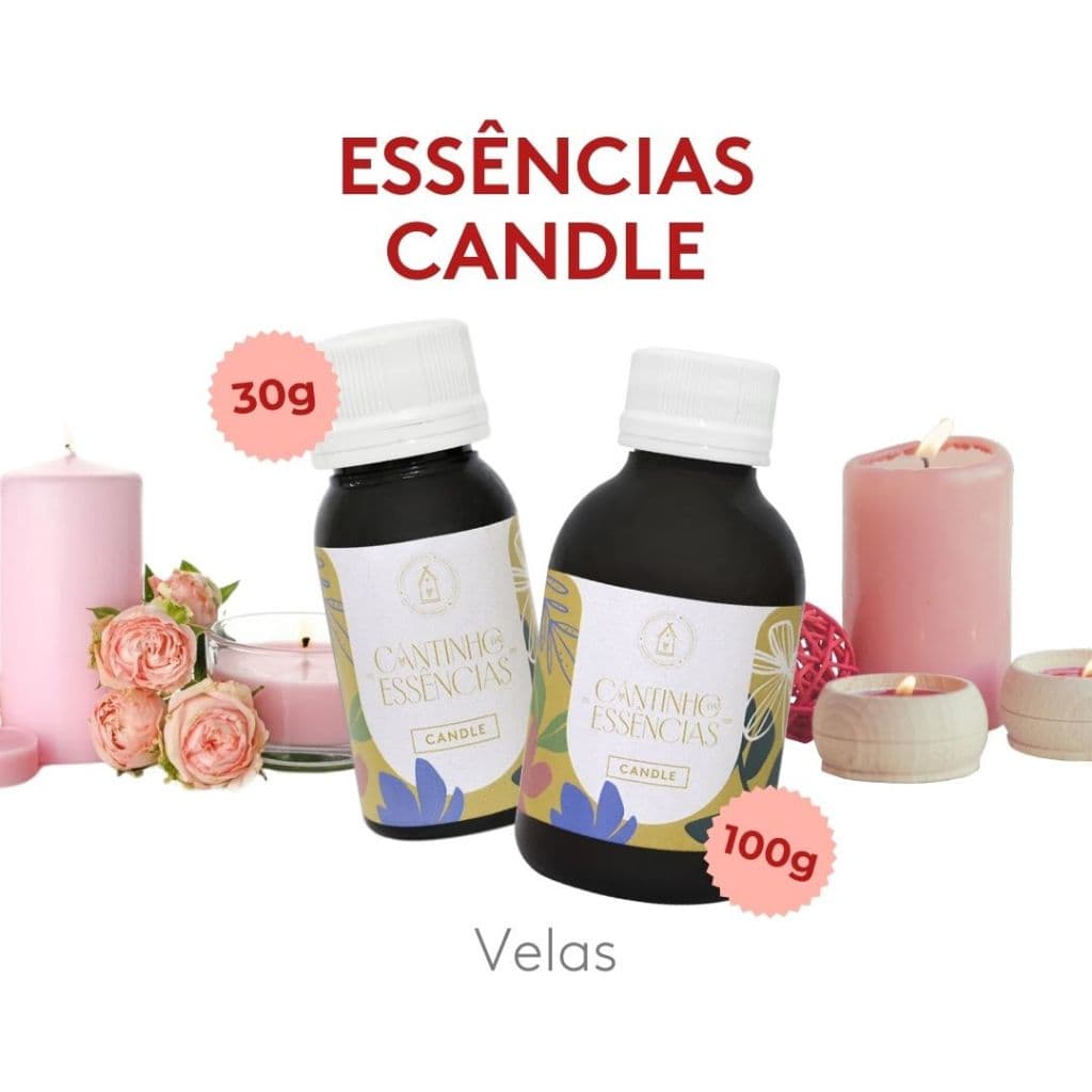 Essências Concentradas para Velas 30g e 100g - Linha Candle