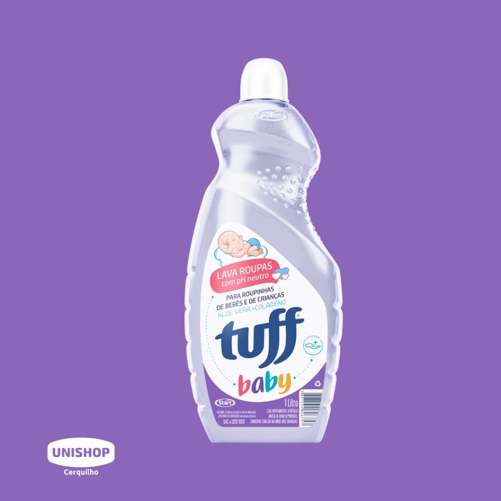 Lava Roupa Líquido Neutro 1L Tuff Baby