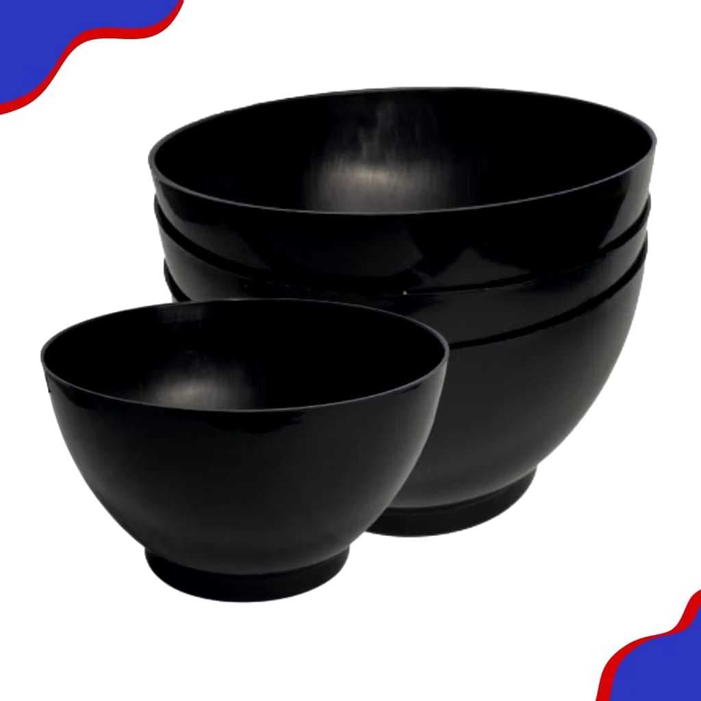 Cumbuca Bowl Preta 700ml; Kit de 5,8,12,16 ou 20(Plástico). Caldos/Sopas/Sobremesas/Petiscos/Porções