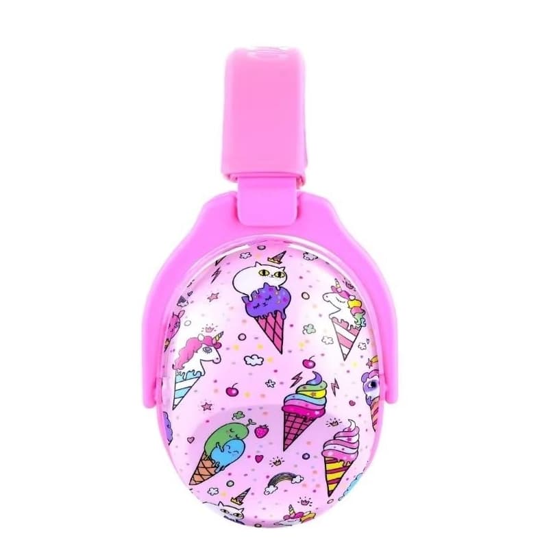 Abafador de ruídos barulho Autismo TEA Tdah infantil e adulto Estampa Sorvete