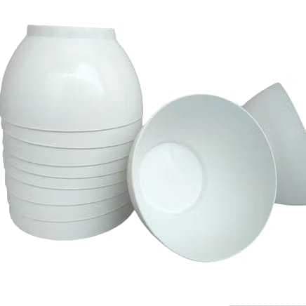 Cumbuca Bowl Branca 700ml; Kit 5,8,12,16 ou 20 Cumbucas(Plástico). Petisqueira/Sobremesa/Sopa/Caldo.
