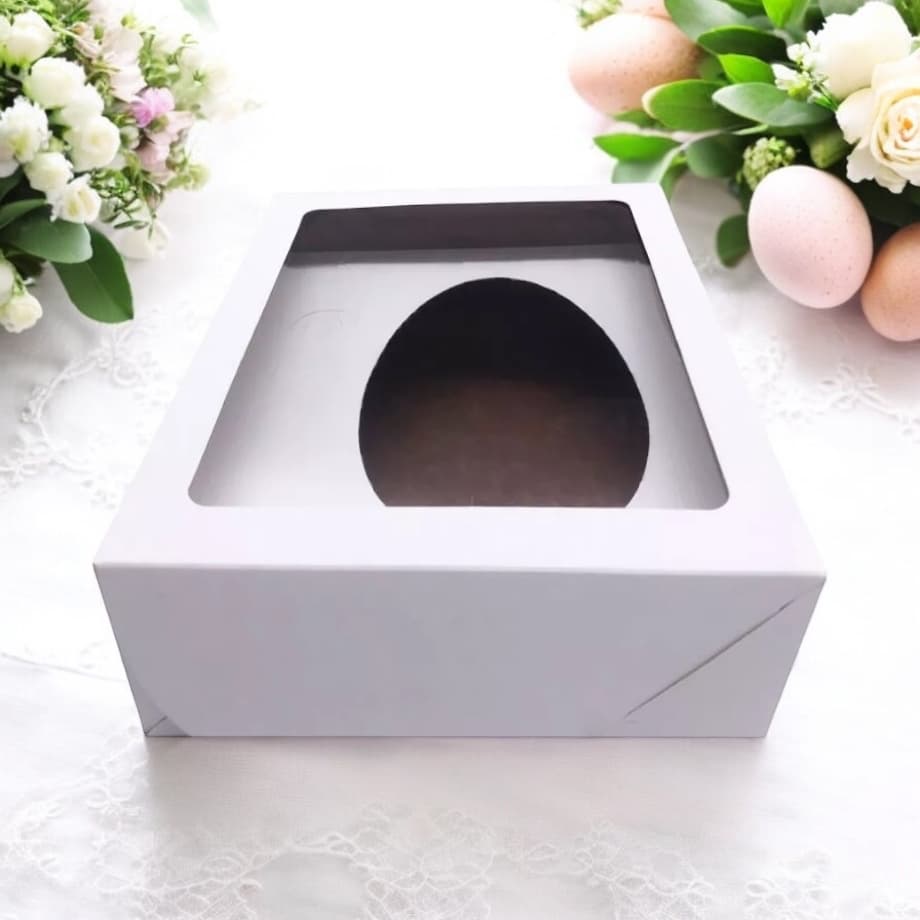 KIT CAIXAS PARA OVO DE PÁSCOA AJUSTAVEL 250/350g BRANCA OU KRAFT PÁSCOA 2025 OFF