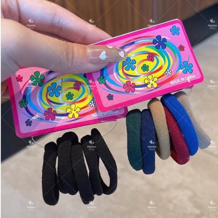 KIT 6/36/60 unidades Elasticos de cabelo Xuxa Rabico Feminino