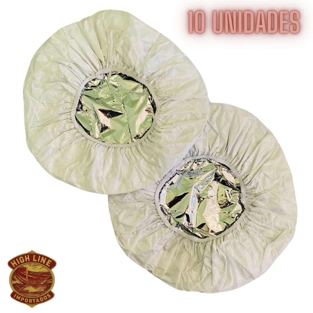 Kit c/ 10 Toucas Térmicas para Banho Hidratação Tintura Tratamento Capilar