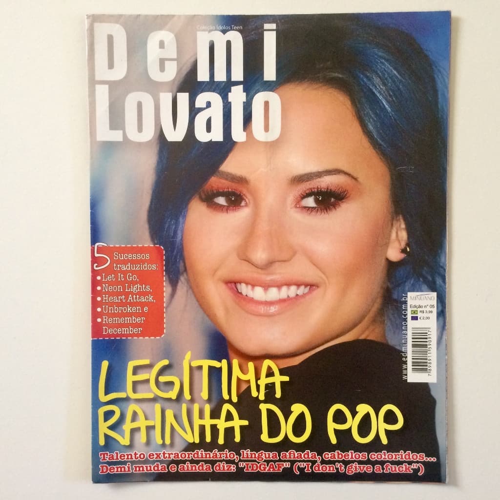 DEMI LOVATO REVISTA-POSTER PARA COLECIONADORES
