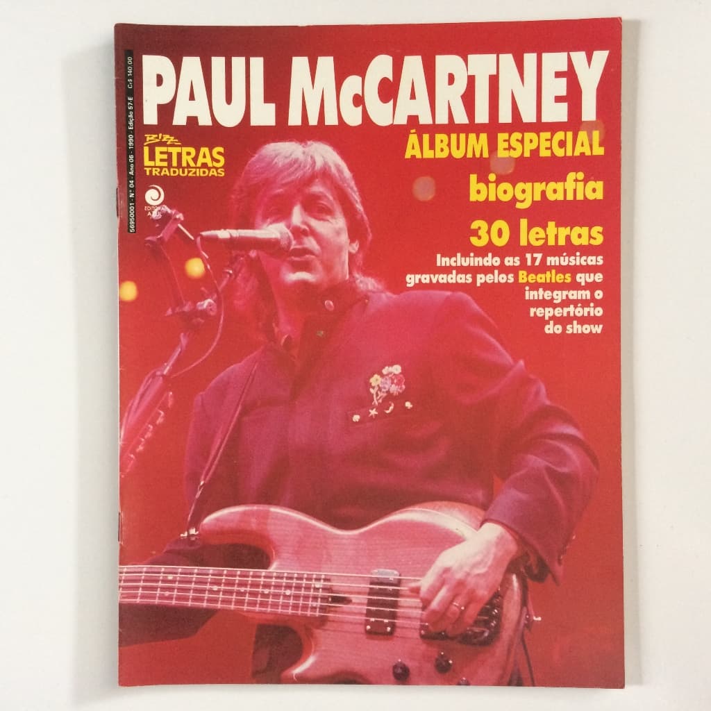 PAUL McCARTNEY BIZZ ALBUM ESPECIAL RARO EXCELENTE ESTADO