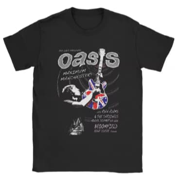 Camiseta Oasis  Adulto/Infantil Lançamento Camiseta Em Algodao