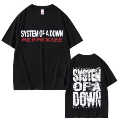 Camiseta System Of A Down  Adulto/Infantil Lançamento Camiseta Em Algodao